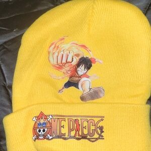 Yellow One Piece Beanie
